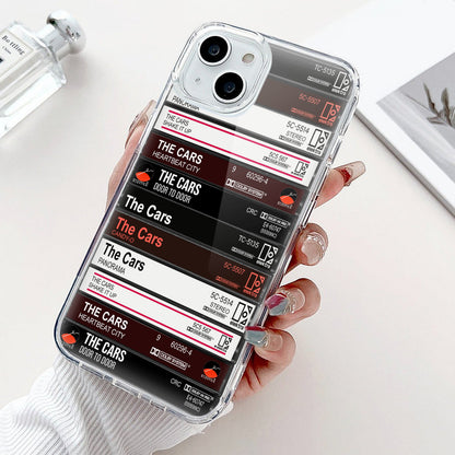 The Cars Albums Cassette Collection Retro Phone Case
