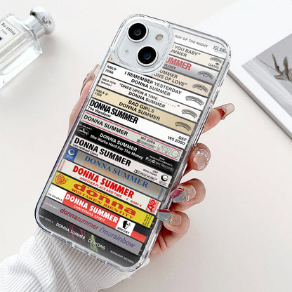 Donna Summer Albums Cassette Collection Retro Phone Case