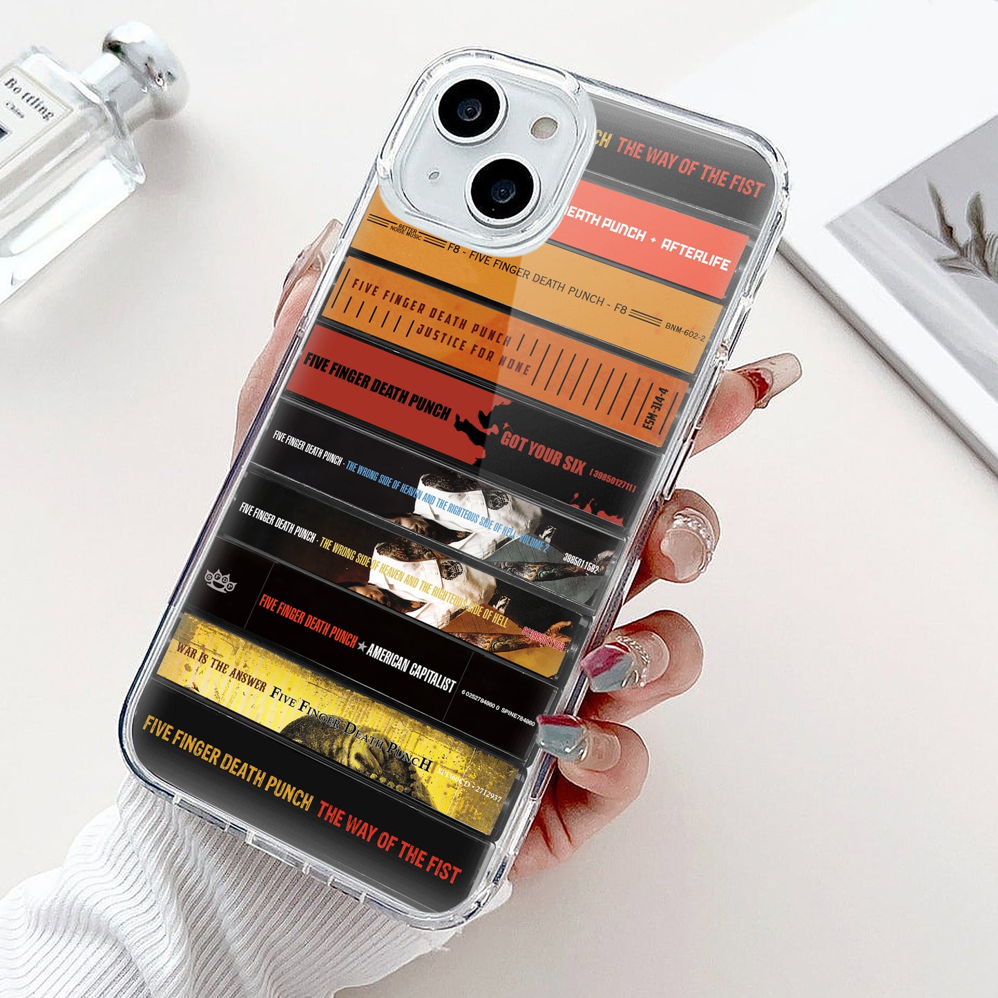 Five Finger Death Punch Albums Cassette Collection Retro Phone Case