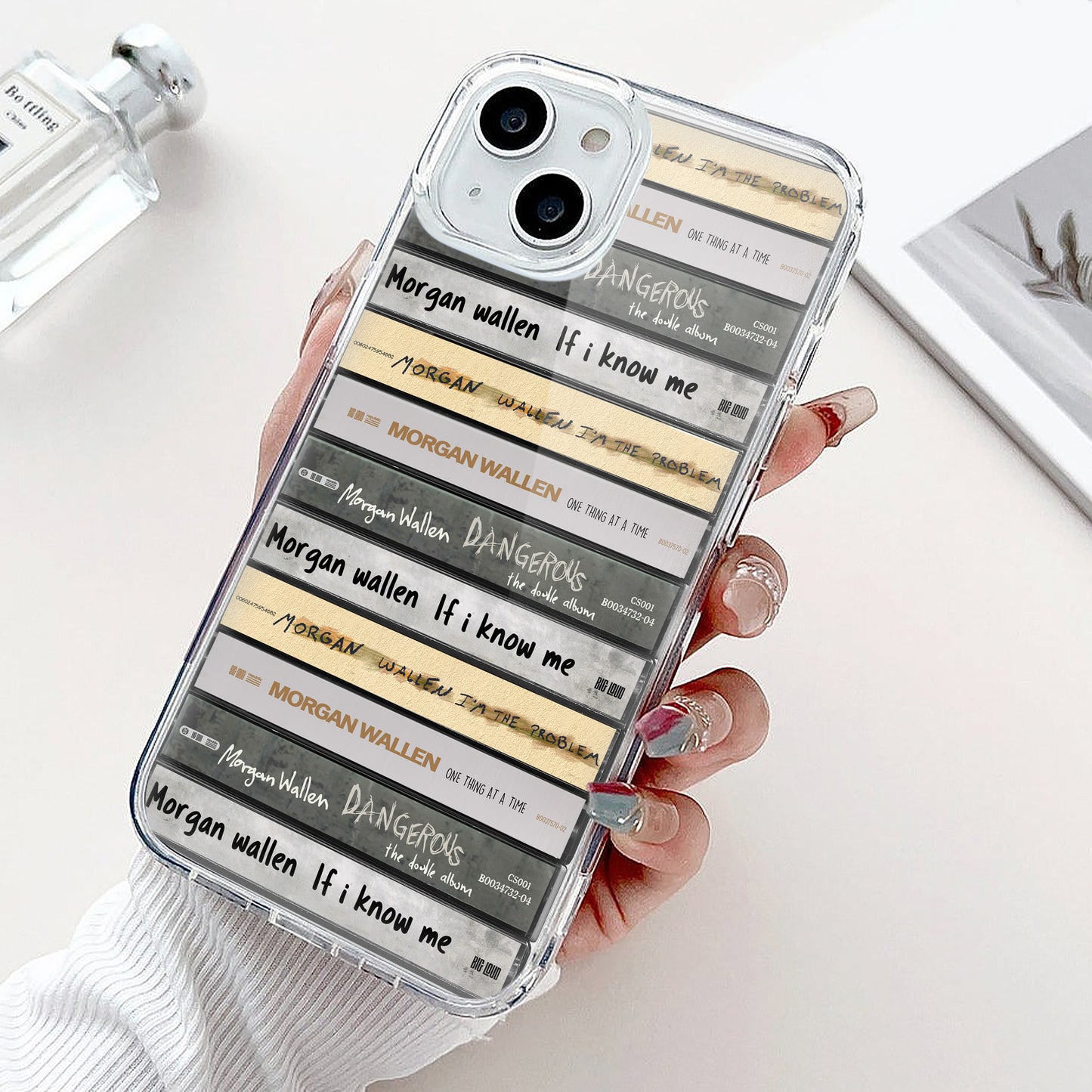 Morgan Wallen Albums Cassette Collection Retro Phone Case