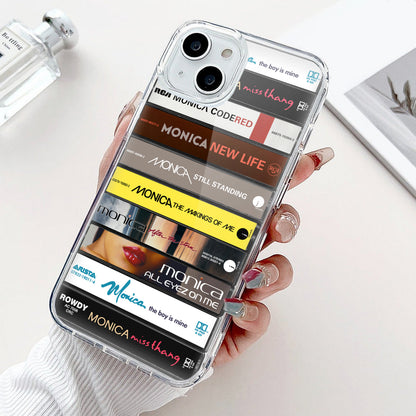 Monica Albums Cassette Collection Retro Phone Case