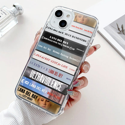 Lana Del Rey Albums Cassette Collection Retro Phone Case