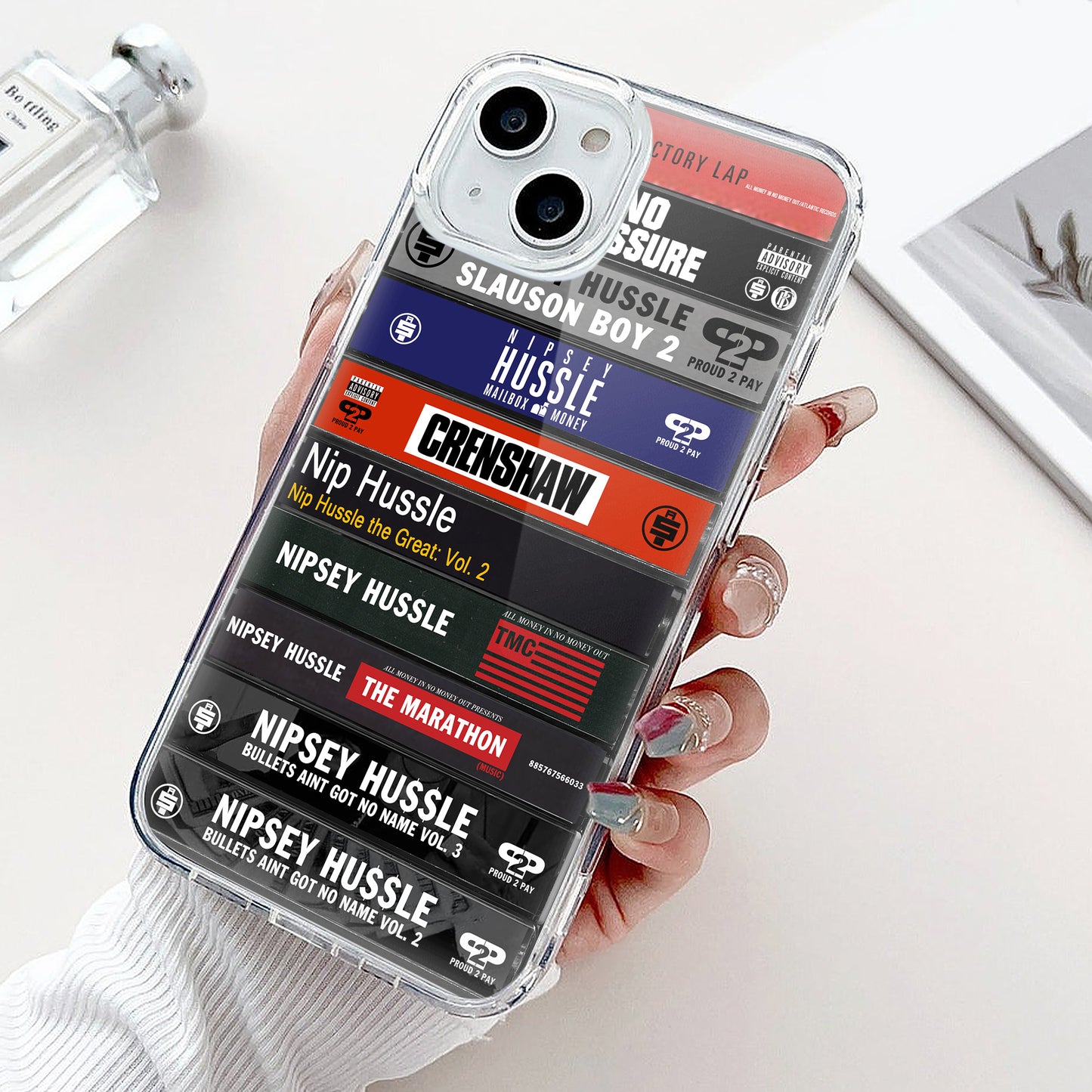 Nipsey Hussle Albums Cassette Collection Retro Phone Case