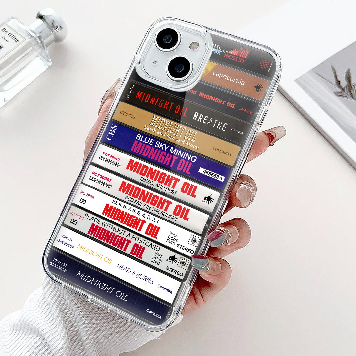 Midnight Oil Albums Cassette Collection Retro Phone Case