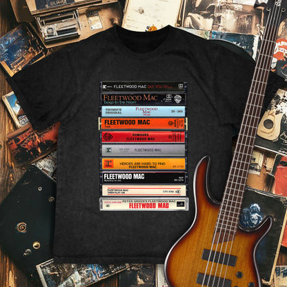 Fleetwood Mac Albums Cassette Retro Collection Premium Unisex T-Shirt