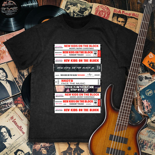 New Kids on the Block Albums Cassette Retro Collection Premium Unisex T-Shirt