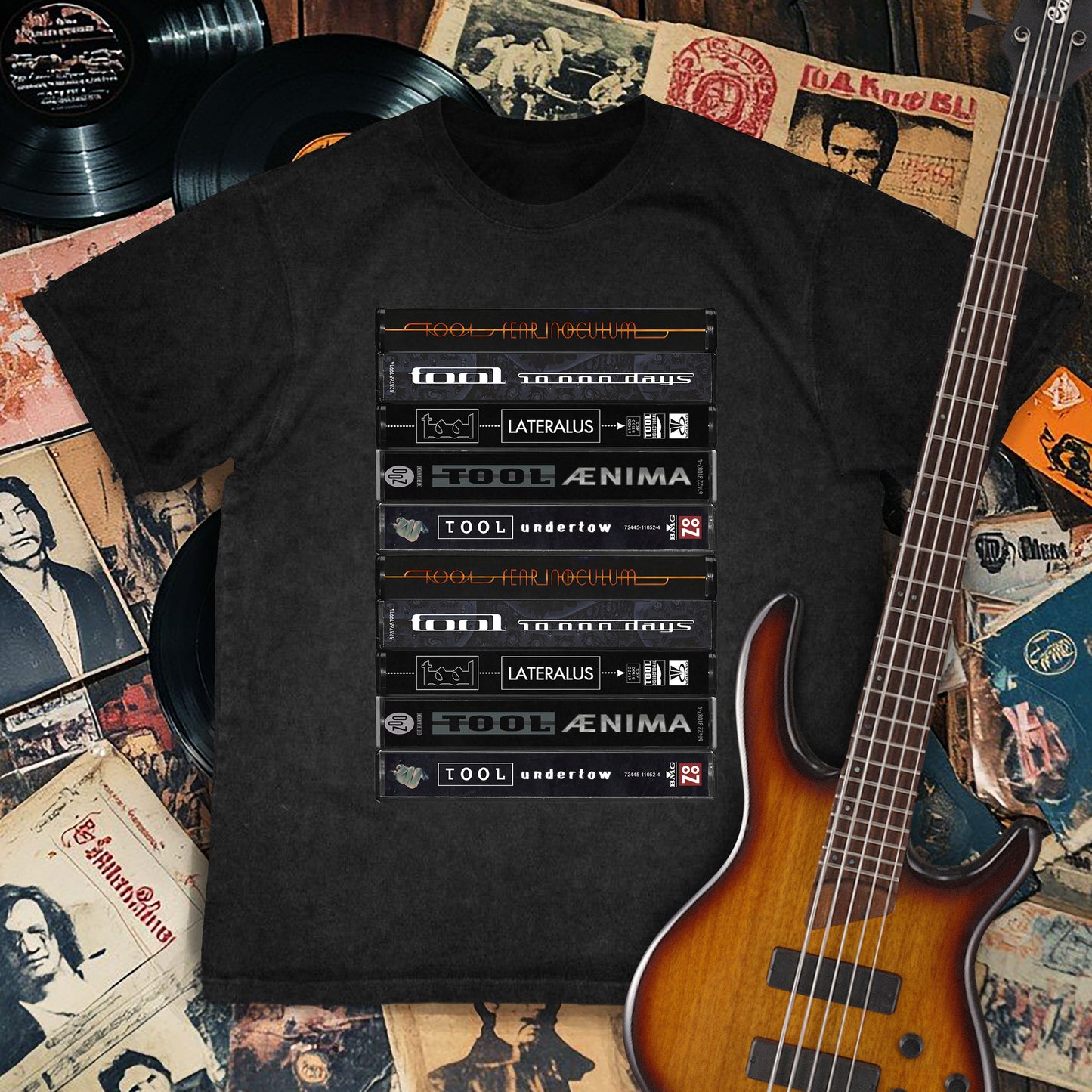 Tool Albums Cassette Retro Collection Premium Unisex T-Shirt
