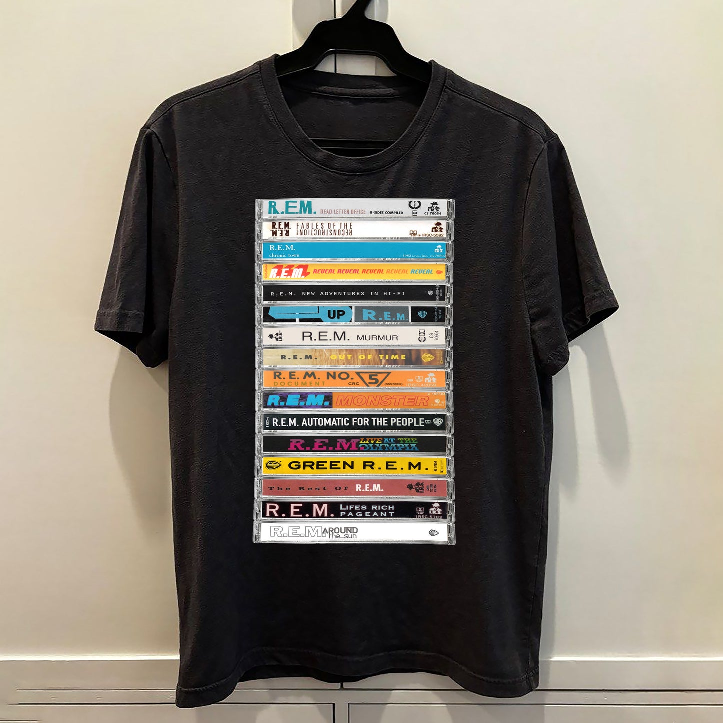 R.E.M Albums Cassette Retro Collection Premium Unisex T-Shirt