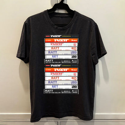 Ratt Albums Cassette Retro Collection Premium Unisex T-Shirt
