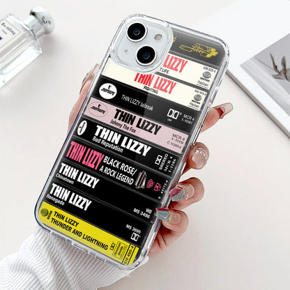 Thin Lizzy Albums Cassette Collection Retro Phone Case