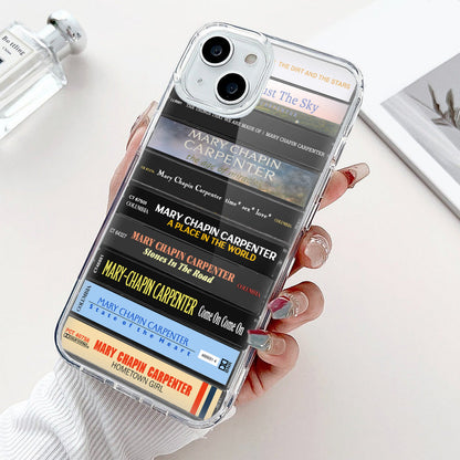 Mary Chapin Carpenter Albums Cassette Collection Retro Phone Case