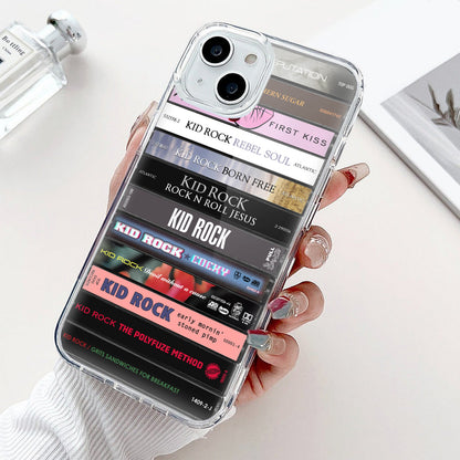 Kid Rock Albums Cassette Collection Retro Phone Case