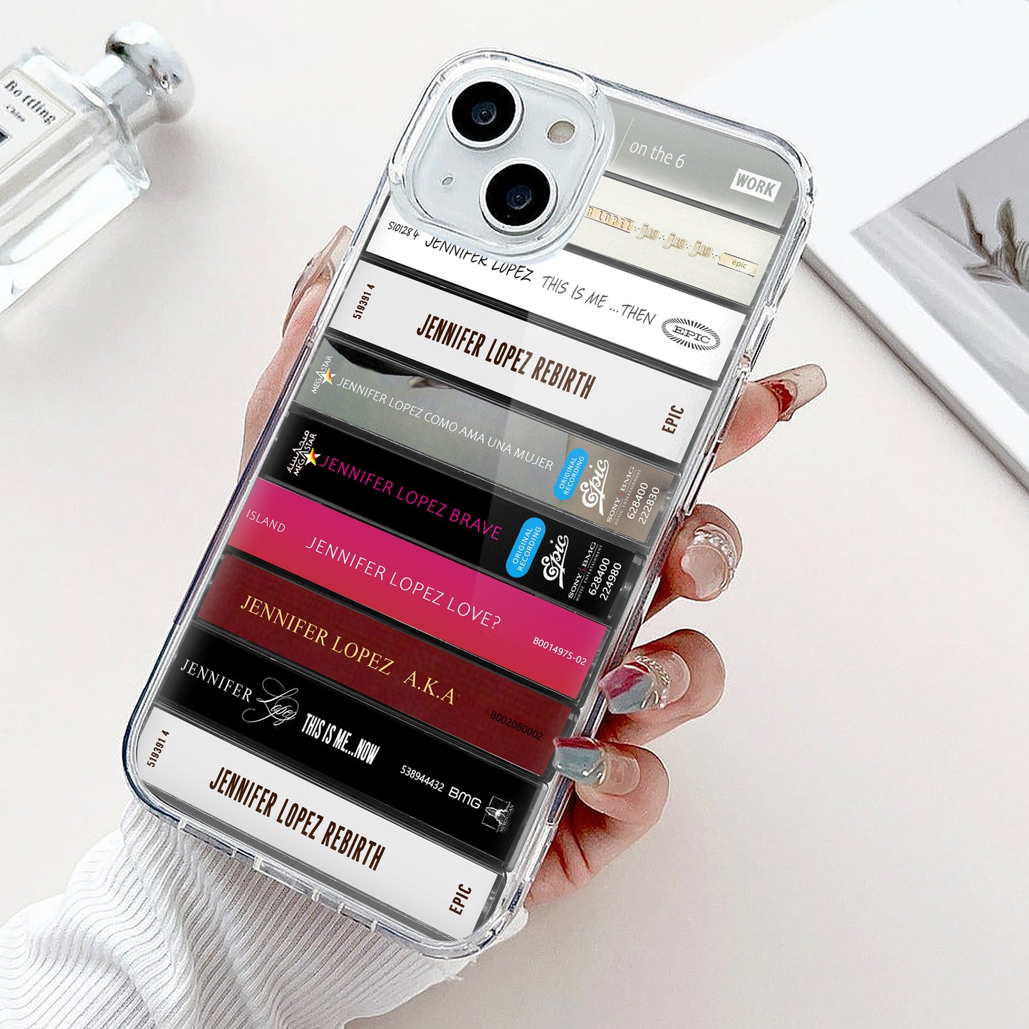 Jennifer Lopez Albums Cassette Collection Retro Phone Case