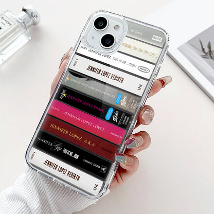 Jennifer Lopez Albums Cassette Collection Retro Phone Case