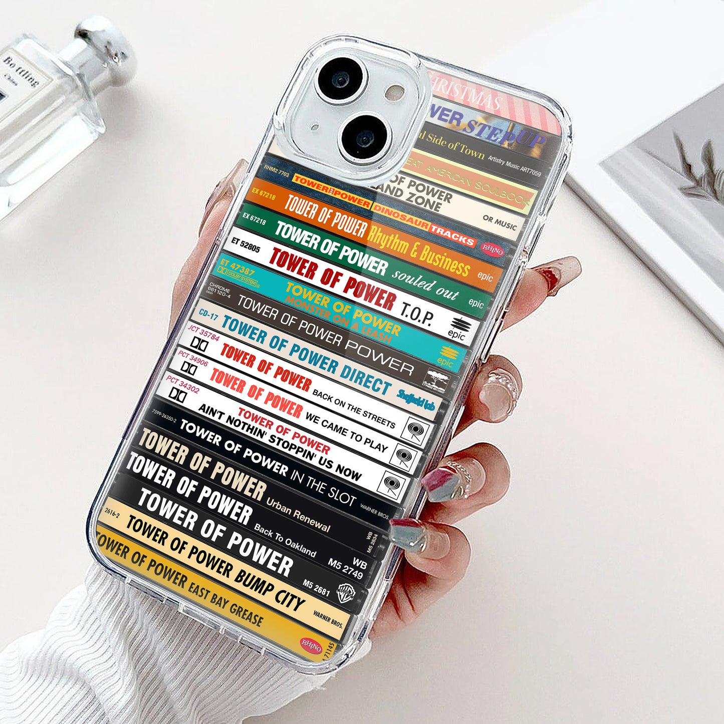 The Tower of Power Albums Cassette Collection Retro Phone Case