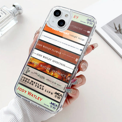 Jody Watley Albums Cassette Collection Retro Phone Case