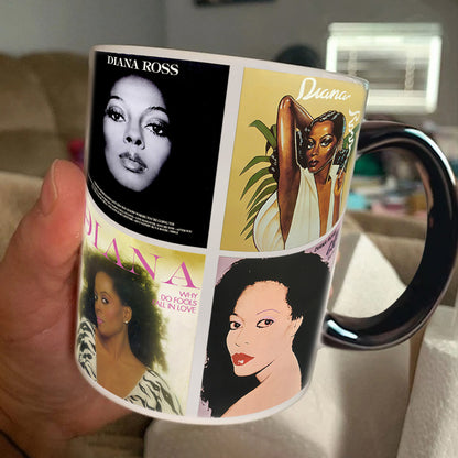 Diana Ross Albums Cover Collection Retro Mug