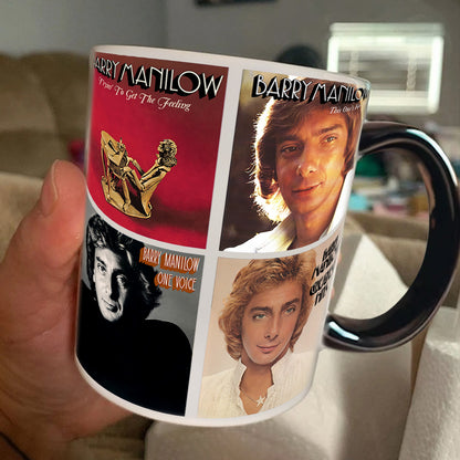 Barry Manilow Albums Cover 70s Collection Retro Mug