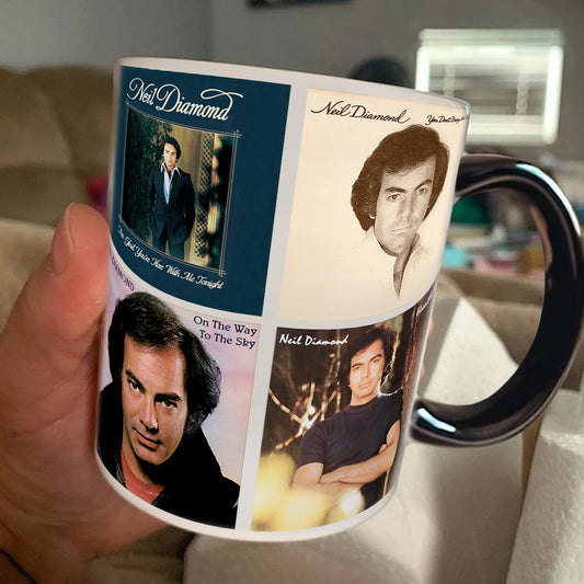Neil Diamond Albums Cover Collection Retro Mug