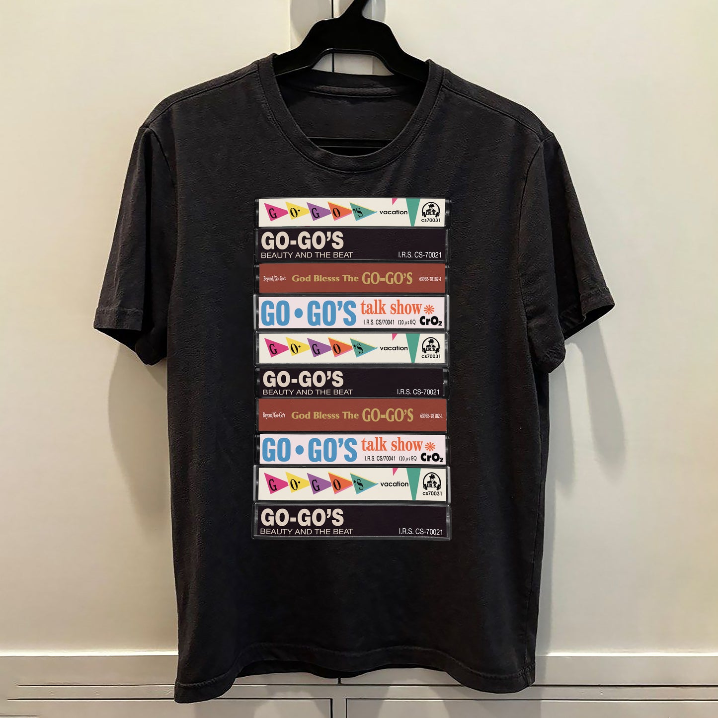 Go-Go's Albums Cassette Retro Collection Premium Unisex T-Shirt