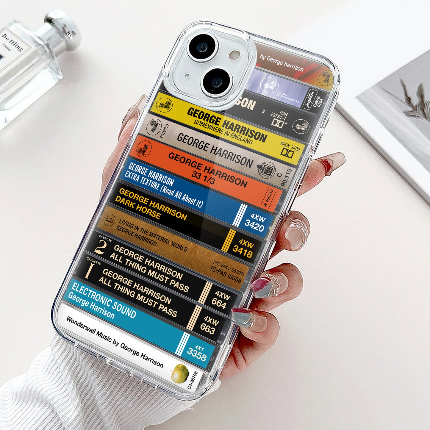 George Harrison Albums Cassette Collection Retro Phone Case