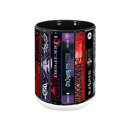 Danzig Albums Cassette Collection Retro Accent Mug