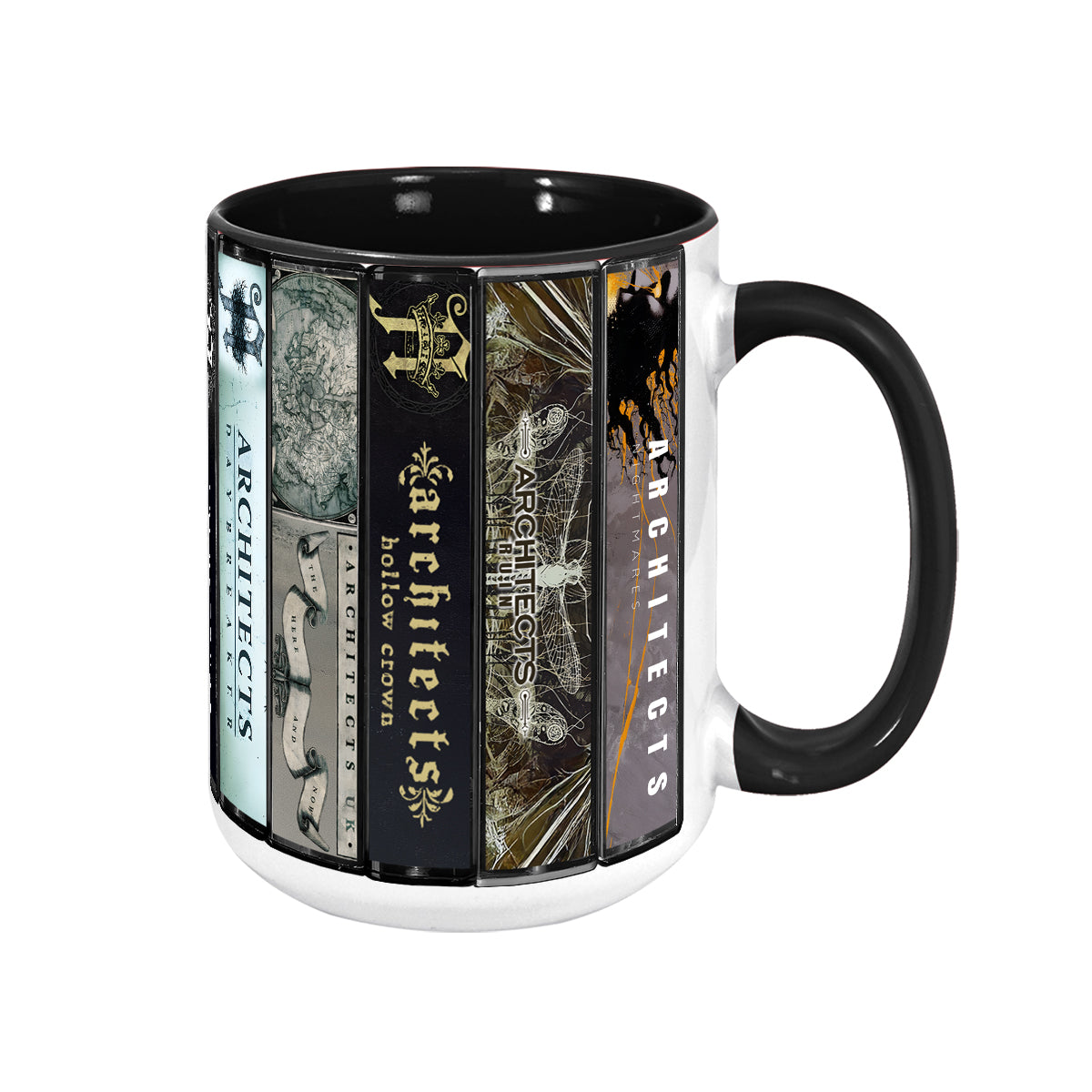Architects Albums Cassette Collection Retro Accent Mug