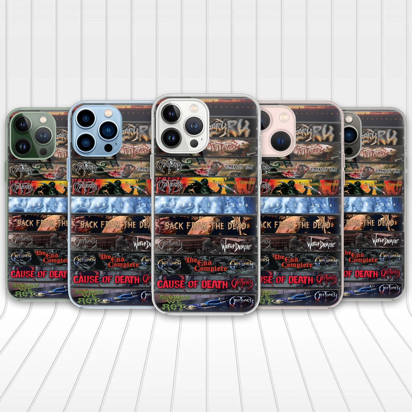 Obituary Albums Cassette Collection Retro Phone Case