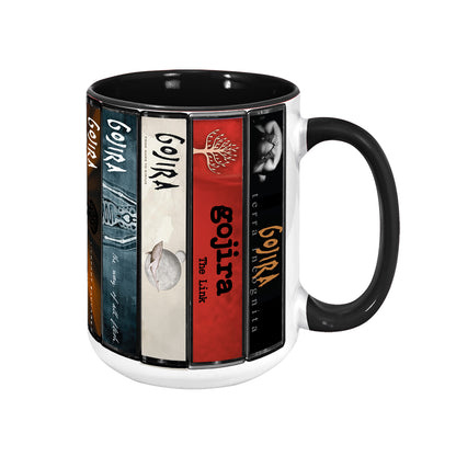 Gojira Albums Cassette Collection Retro Accent Mug