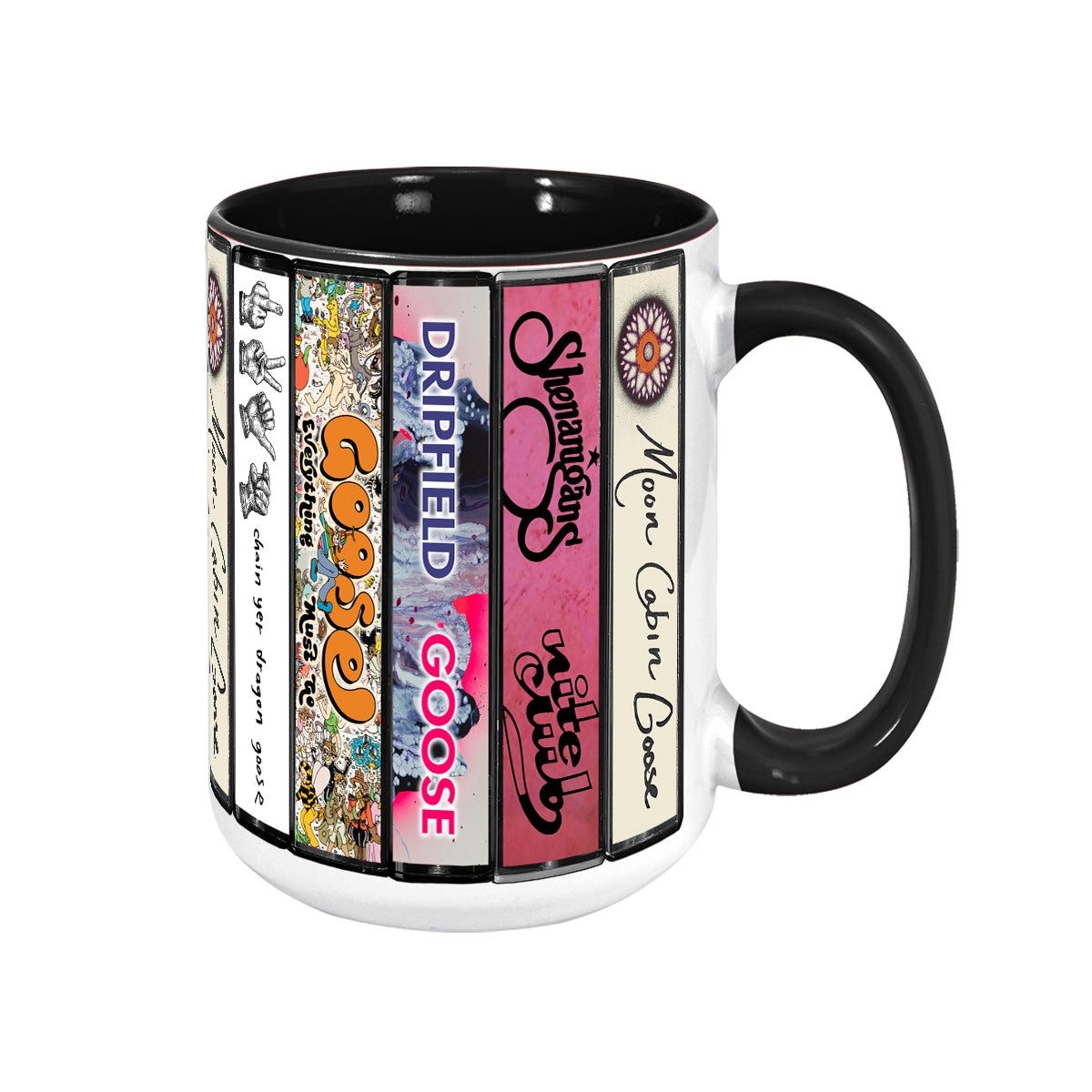 Goose Albums Cassette Collection Retro Accent Mug