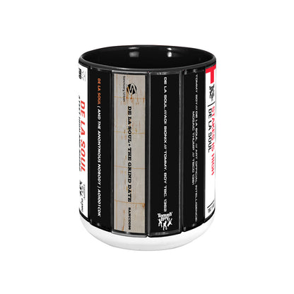 De La Soul Albums Cassette Collection Retro Accent Mug