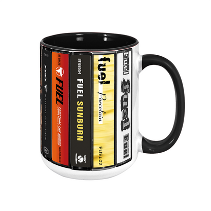 Fuel Albums Cassette Collection Retro Accent Mug
