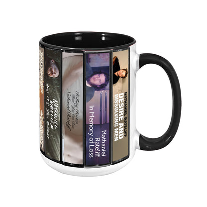 Nathaniel Rateliff Albums Cassette Collection Retro Accent Mug