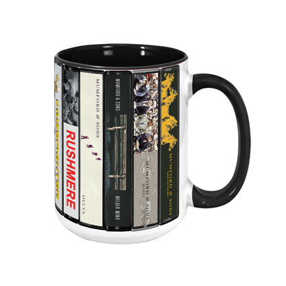 Mumford & Sons Albums Cassette Collection Retro Accent Mug