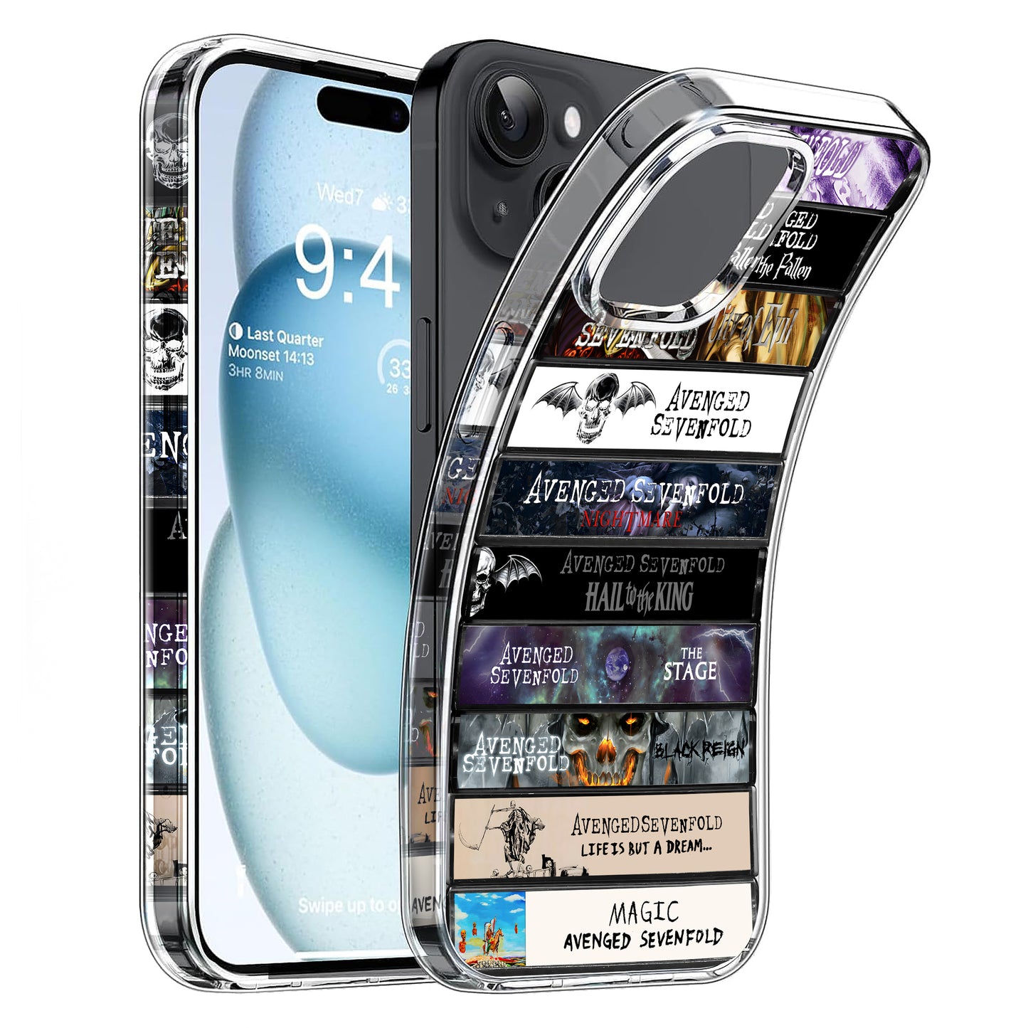 Avenged Sevenfold Albums Cassette Collection Retro Phone Case