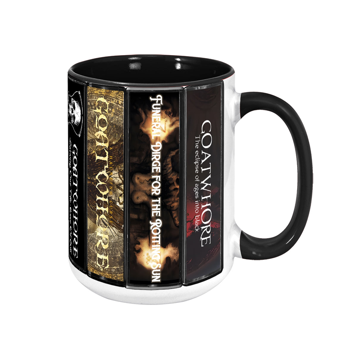 Goatwhore Albums Cassette Collection Retro Accent Mug