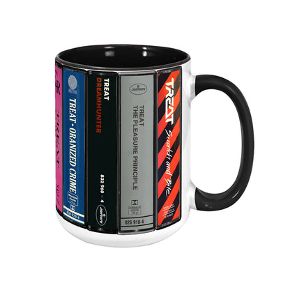 Treat Albums Cassette Collection Retro Accent Mug