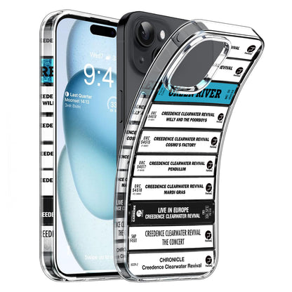 Creedence Clearwater Revival Albums Cassette Collection Retro Phone Case