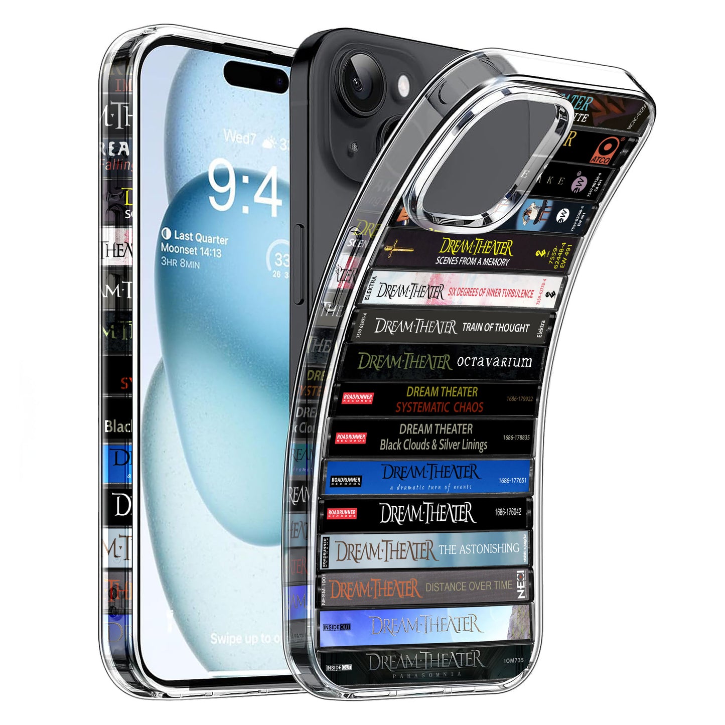 Dream Theater Albums Cassette Collection Retro Phone Case