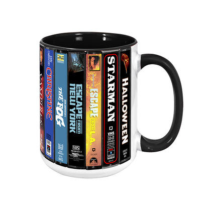 VHS Tape John Carpenter Movies Nostalgic Accent Mug