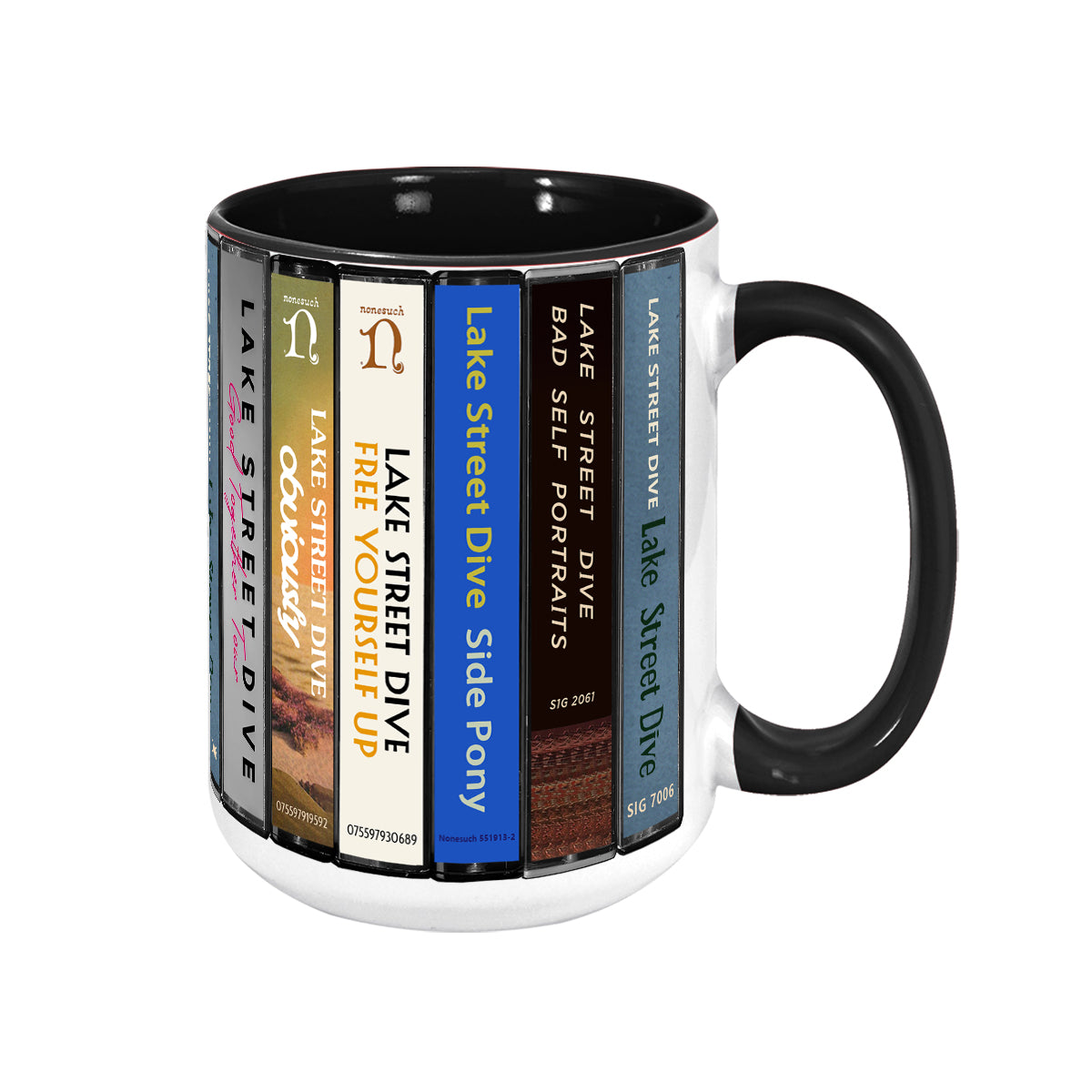 Lake Street Dive Albums Cassette Collection Retro Accent Mug