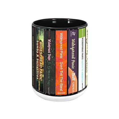 Widespread Panic Albums Cassette Collection Retro Accent Mug