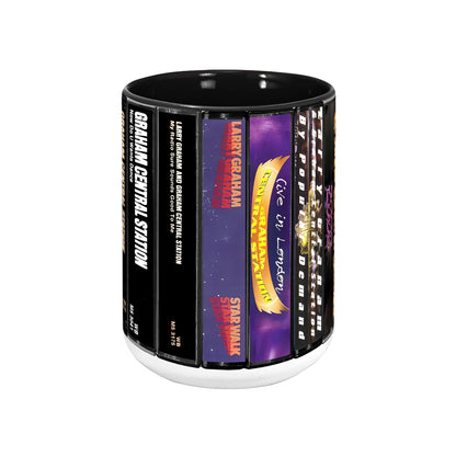 Graham Central Station Albums Cassette Collection Retro Accent Mug