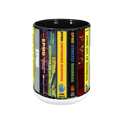EPMD Albums Cassette Collection Retro Accent Mug