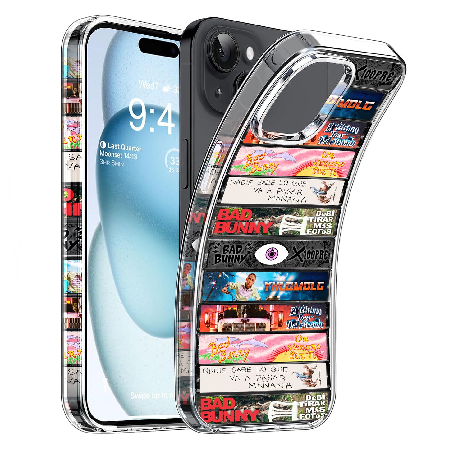 Bad Bunny Albums Cassette Collection Retro Phone Case