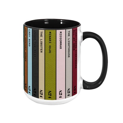 A24 Screenplay Movie Collection Retro Accent Mug