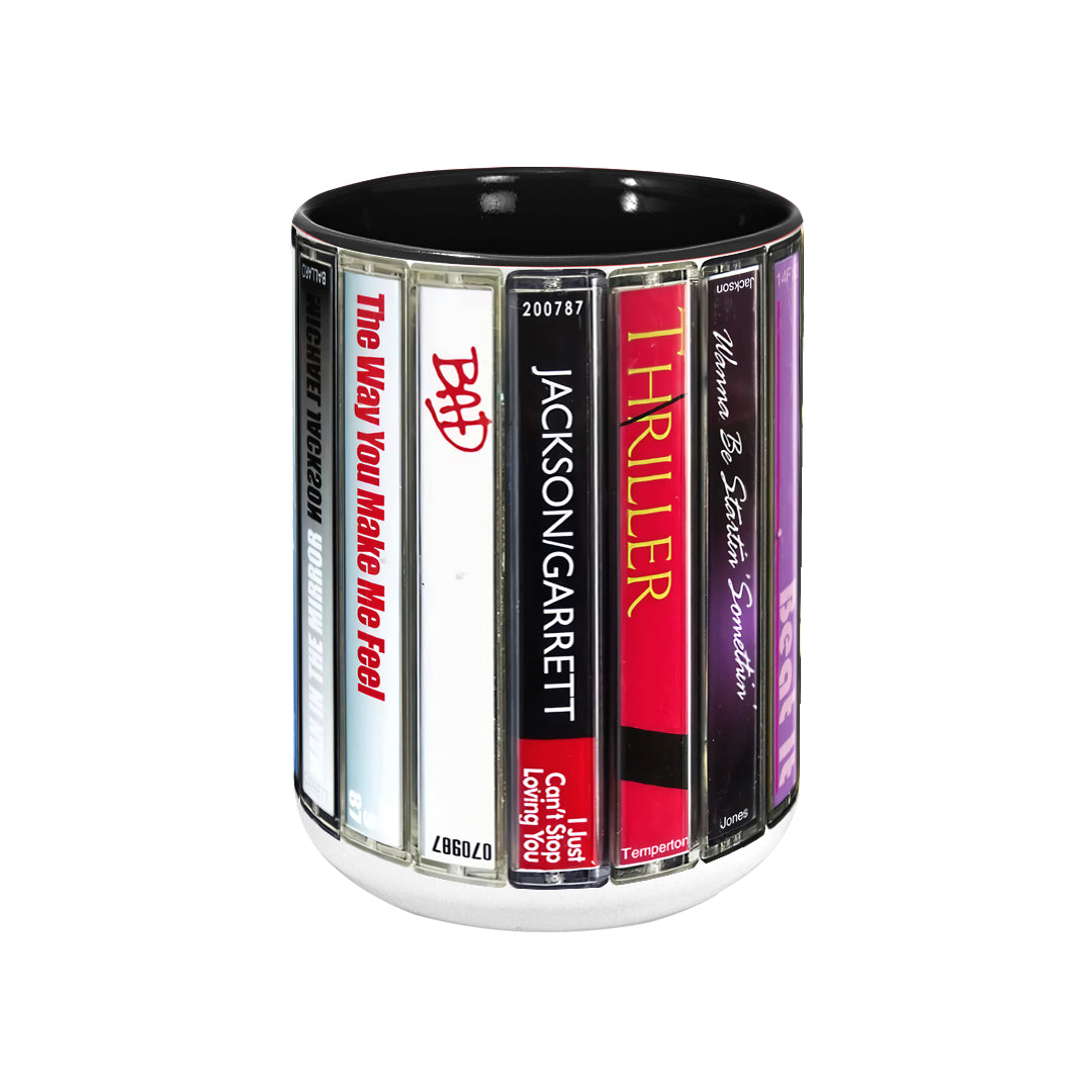 Michael Jackson Music Cassette Retro Collection Accent Mug