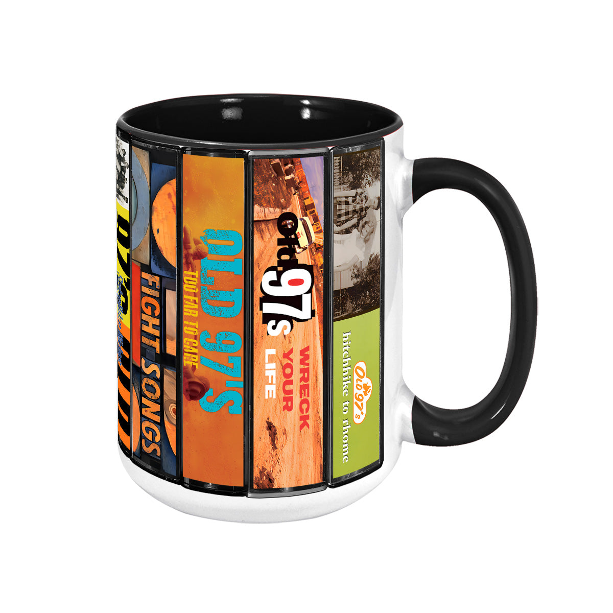 Old 97's Albums Cassette Collection Retro Accent Mug