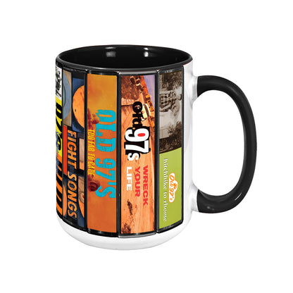 Old 97's Albums Cassette Collection Retro Accent Mug