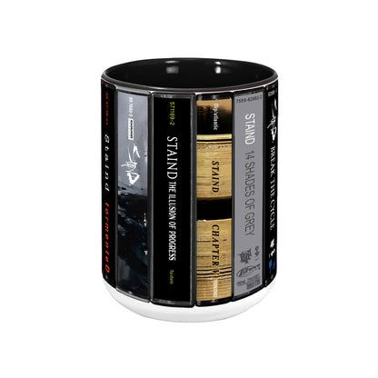 Staind Albums Cassette Collection Retro Accent Mug